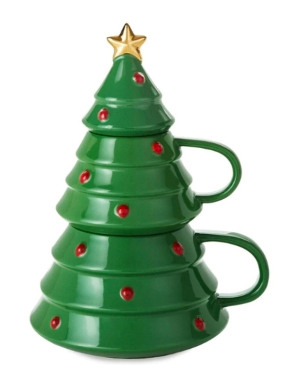 Hallmark Christmas Tree Stacking Mug Set